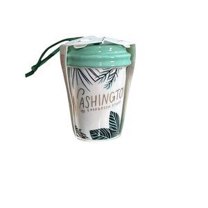 Starbucks Washington “Evergreen State” Ceramic Ornament Cup RARE
